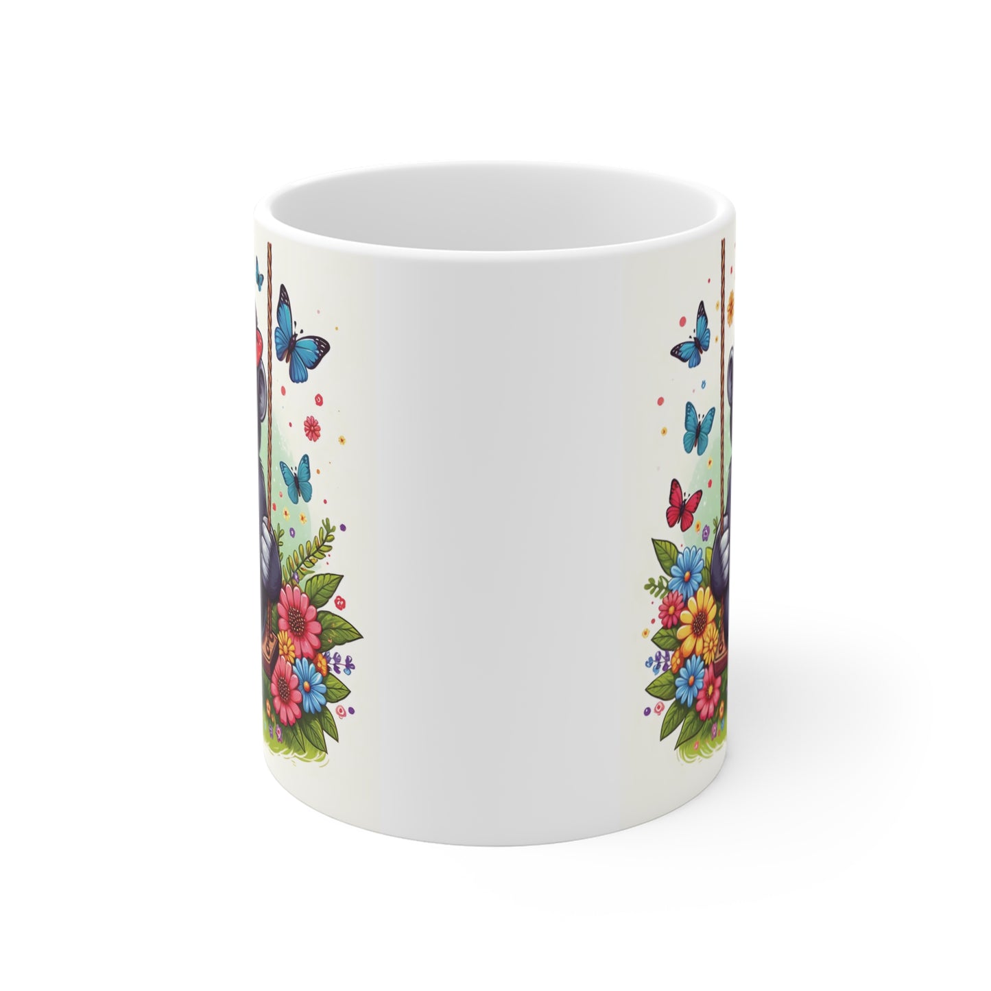 Birthday Gift for Boy (Bow Tie Monkey Swinging Mug)