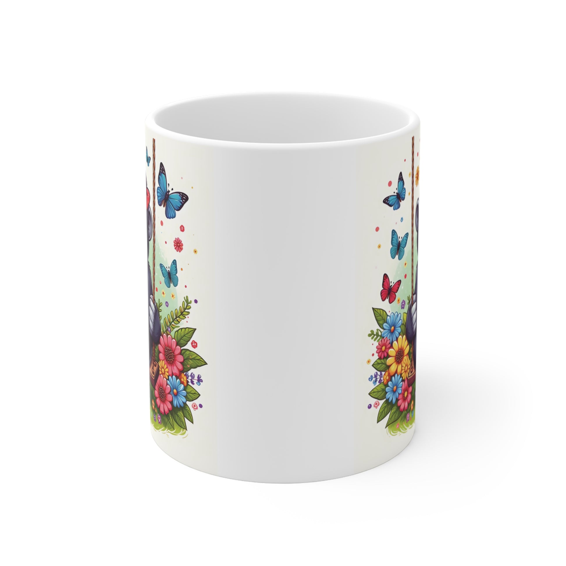 Birthday Gift for Boy (Bow Tie Monkey Swinging Mug)