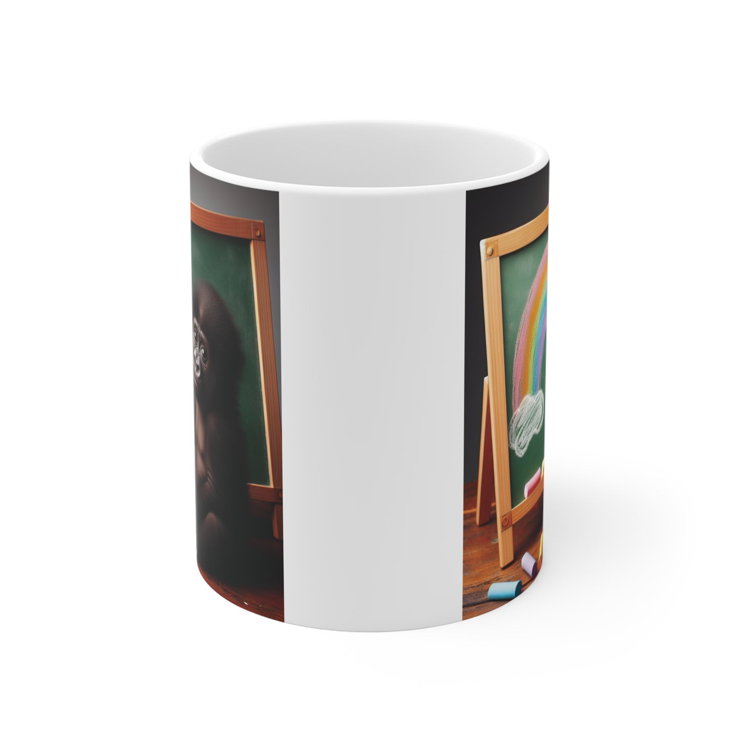 Funny Cartoon Monkey Cup - Baby Monkey Drawing