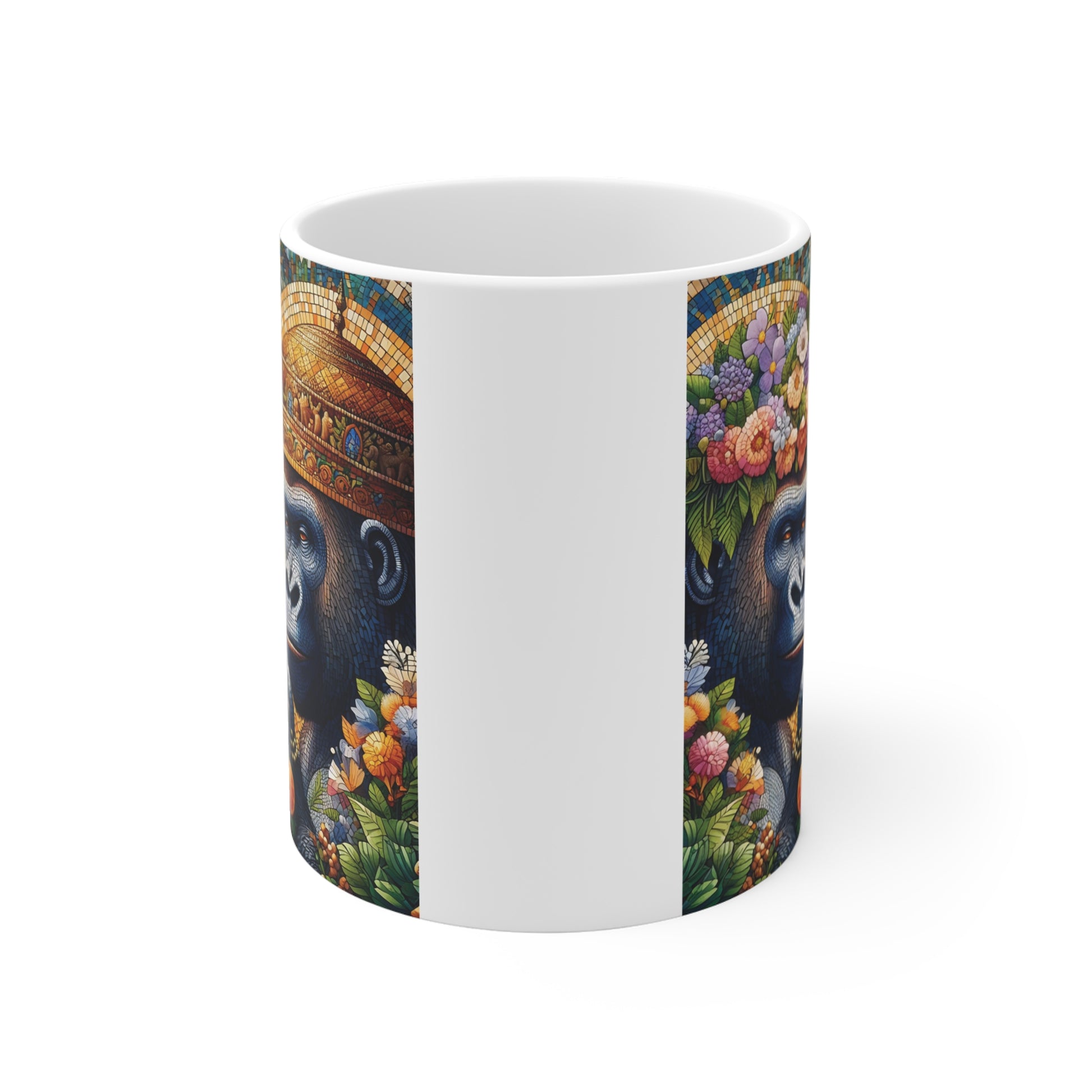 Funny Mug for Wedding with Royal Gorilla Design