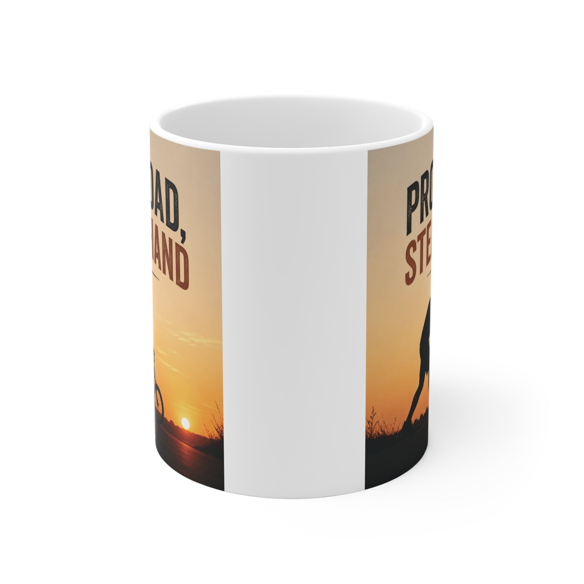 Father and child bonding coffee mug with heartfelt dad quote design for Father’s Day gift
