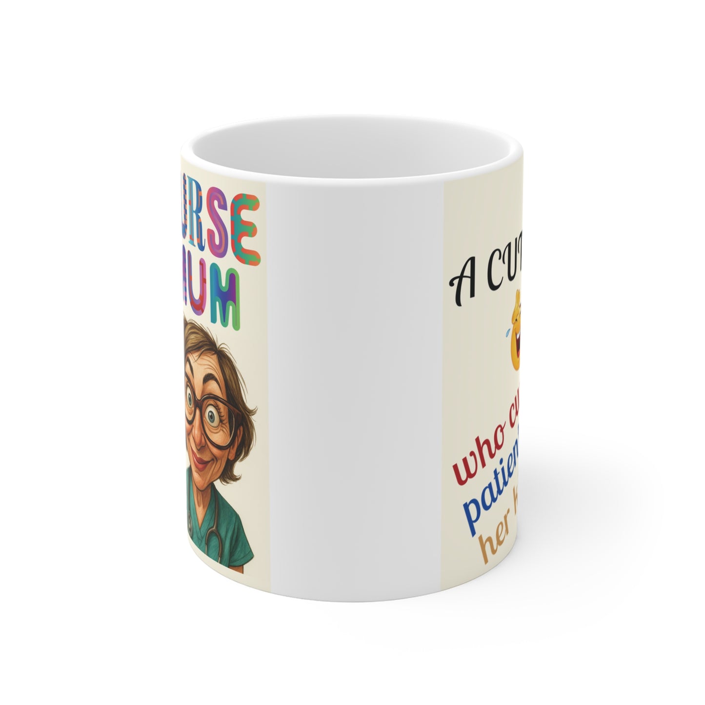Funny nurse mom coffee mug for Mother’s Day, nursing appreciation present