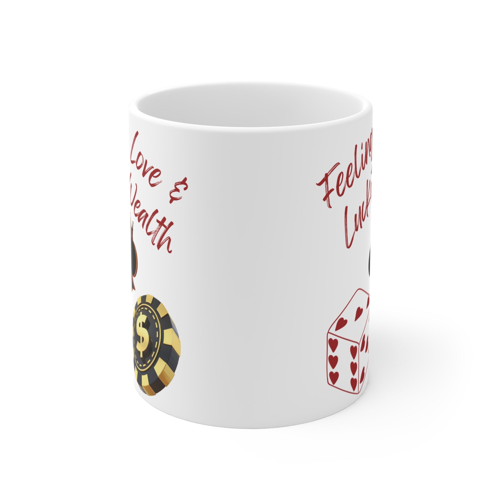 Good Luck Mug with Love & Wealth