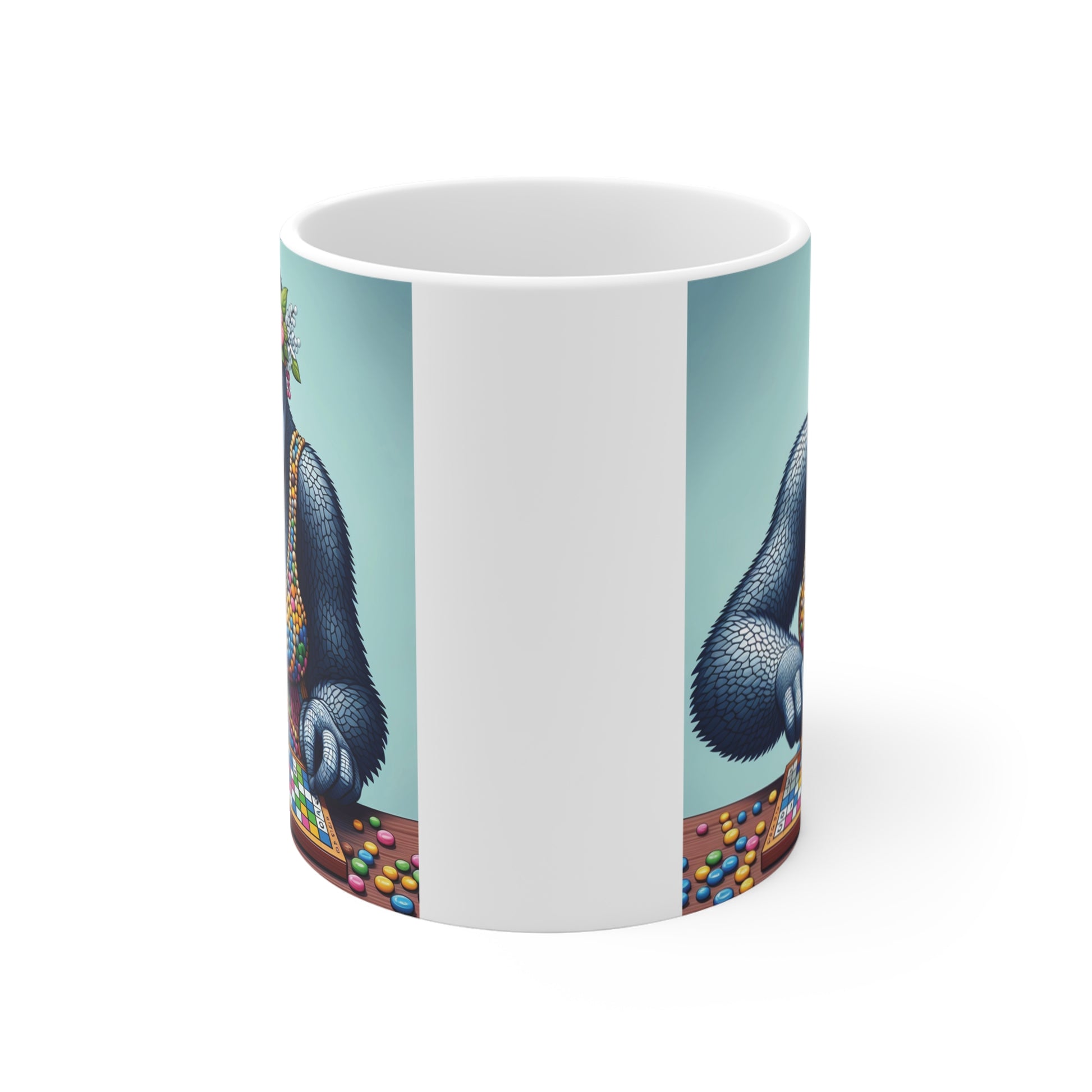 Gorilla Lover Coffee Cup (Gorilla Chess Player Design)