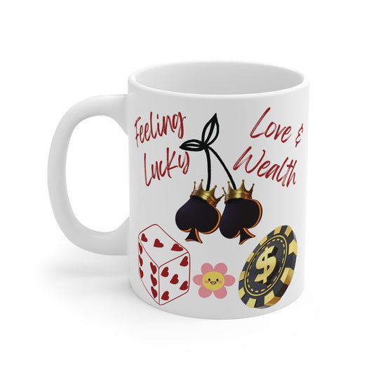 Lucky Mug with Love & Wealth