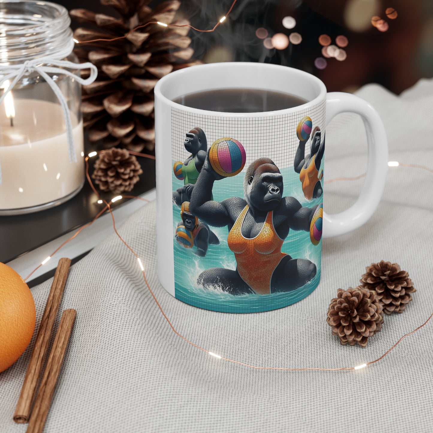 Monkey Lover Water Polo Cup