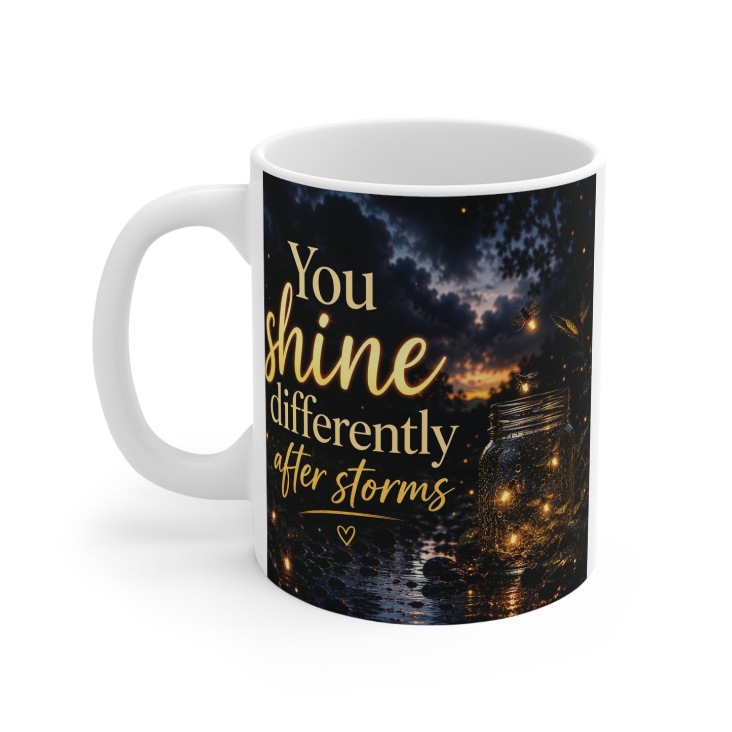 Positive quote coffee cup for encouragement, self-care, and cozy morning coffee moments

